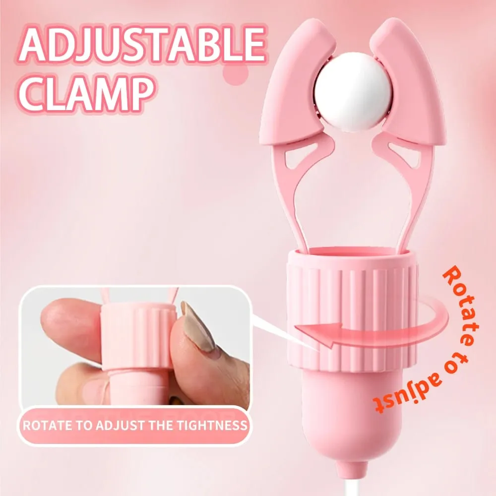 Nipple Vibrator Vibrating Clamps Clitoral Clip Breast Massage Clitoral Stimulation Masturbator Female Sex Toy for Women Adult18+ — image 4