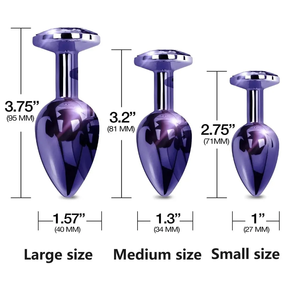 Metal Small Medium Large Butt Plug Set Fox Tail Anal Plug Jewelry Steel Anal Sex Toy Trainer For Woman Couple Cosplay — image 6