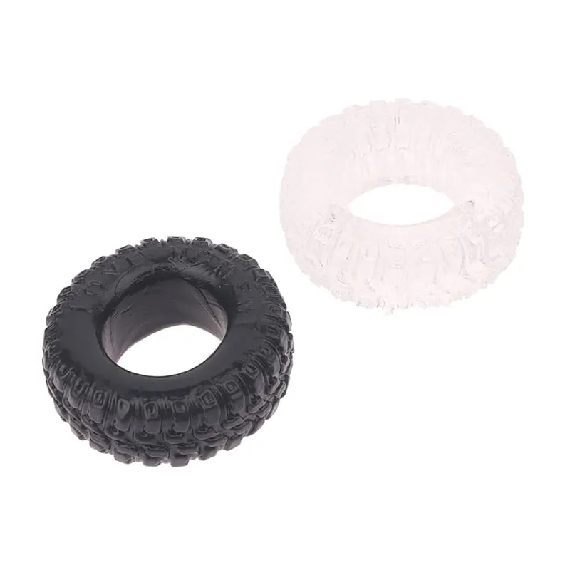 2 PCS/Set Soft Penis Cock Rings Male Delay Ejaculation Testis Scrotum Restraint Adult Games Sex Toys For Men Reusable — image 2