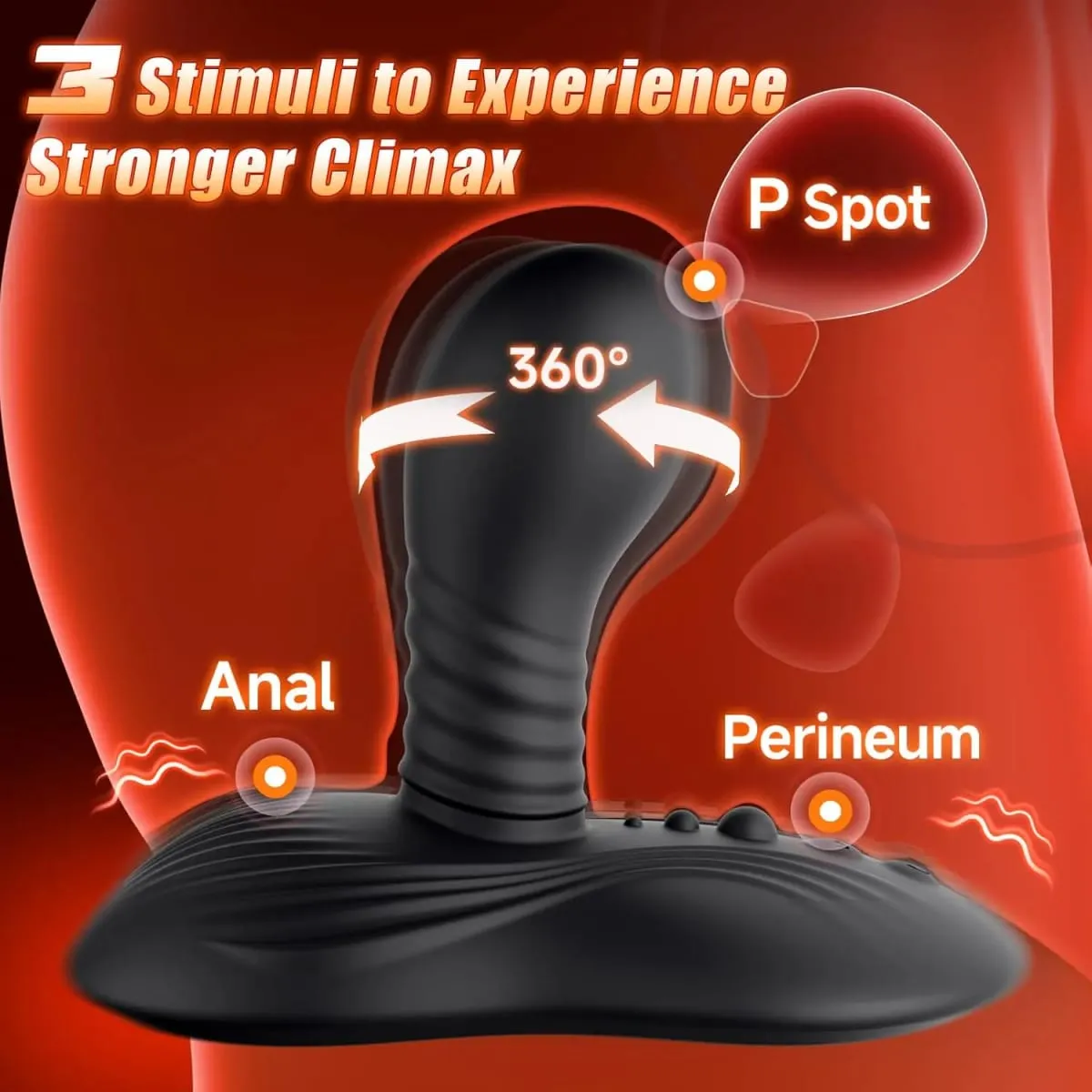 Sit and Ride Rotating Vibrating Dildo Vibrator Remote Control G Spot Stimulator Prostate Massager Adult Sex Toys for Women Men — image 4