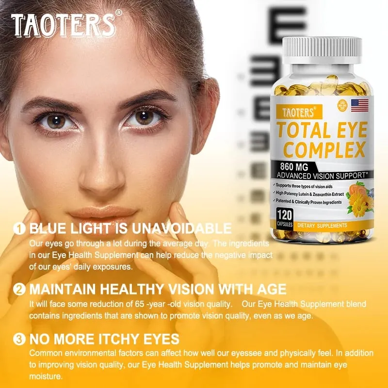 Lutein Eye Care Capsules-helps vision health myopia improves eye edema supports fatigue and helps sleep health
