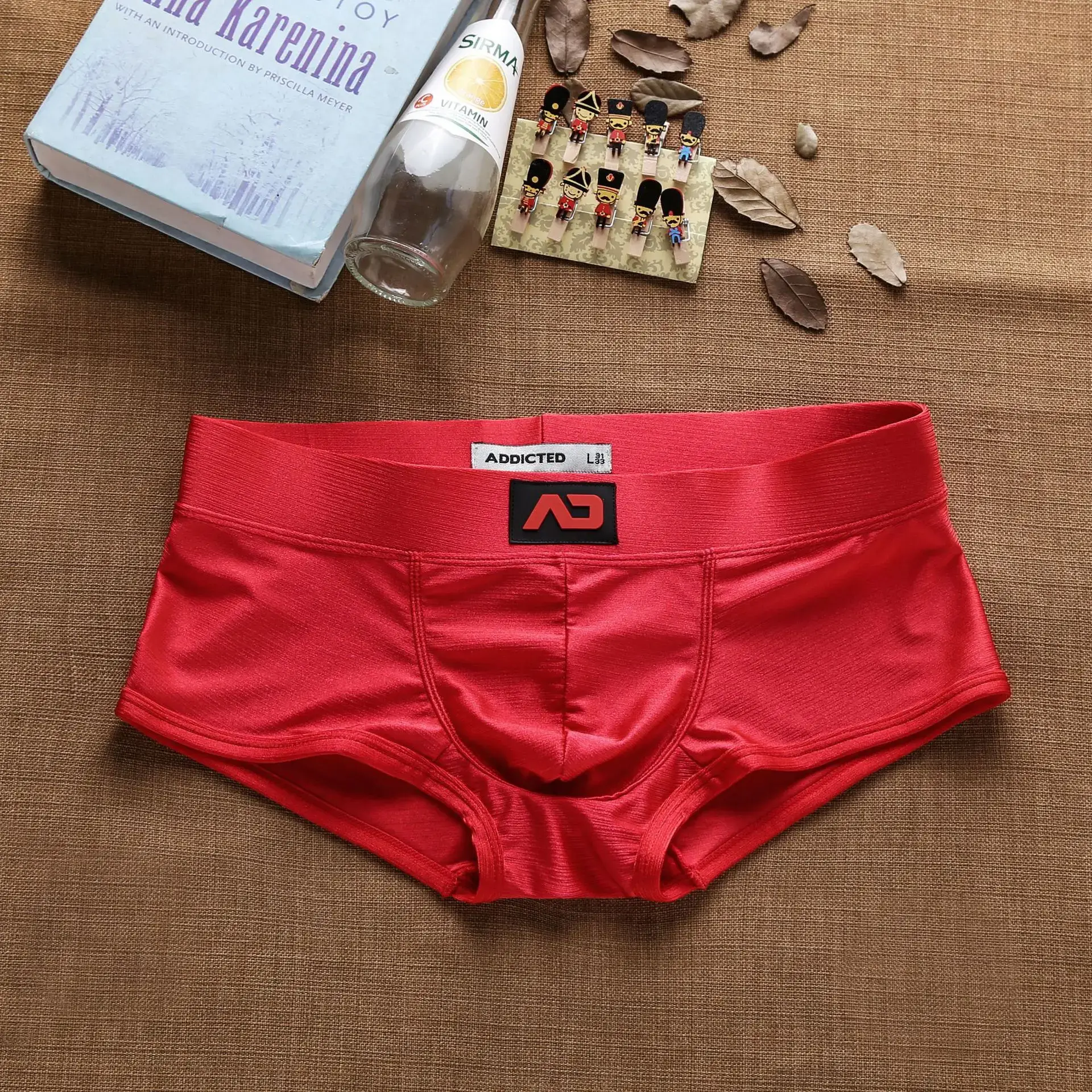 Men's Underwear Low Rise Brushed Raised Youth Flat Corner Pants — image 6