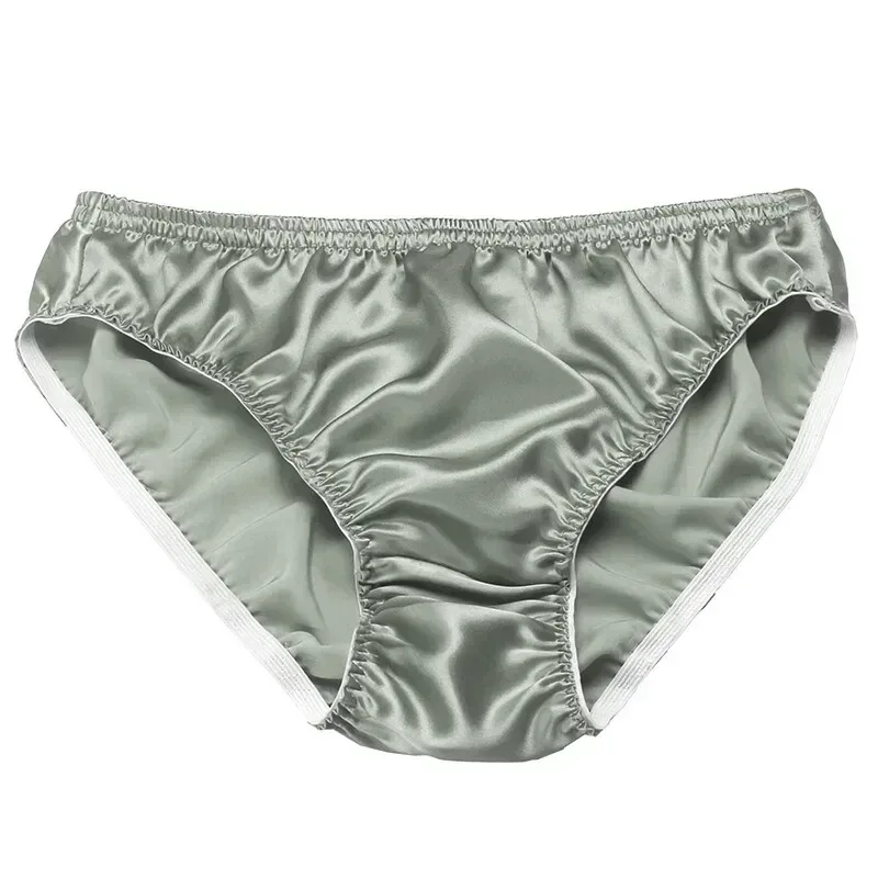 Hot-selling 100% silk panties male mulberry silk trigonometric underwear men briefs
