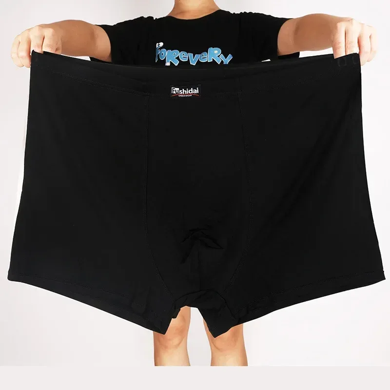 Boxershorts Mannen Modale Slipje 200KG Zacht 13XL Mannelijke Ondergoed Plus Size 12XL Jumbo Onderbroek Losse 9XL 5XL Rood Zwart grote Boxers