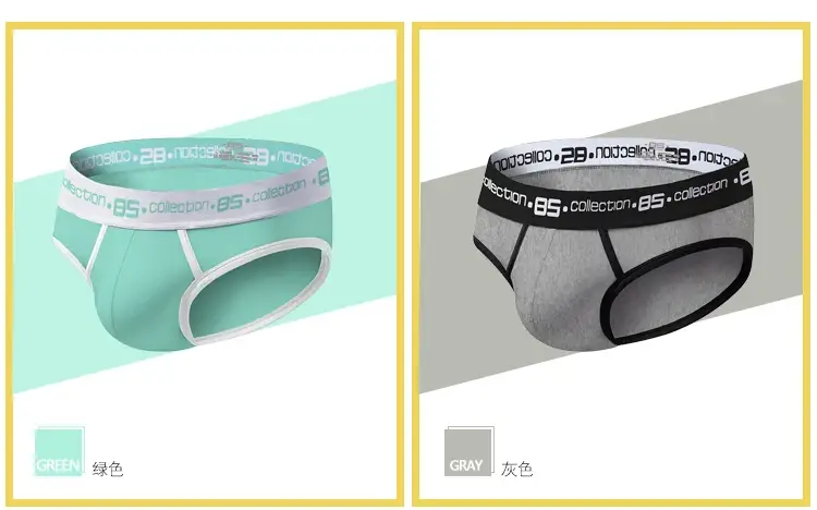 0850 Herren Sexy Unterwäsche Slips Männer Baumwolle Atmungsaktivem Höschen Großhandel Männliche Unterhose Cueca Männer Slips — image 10