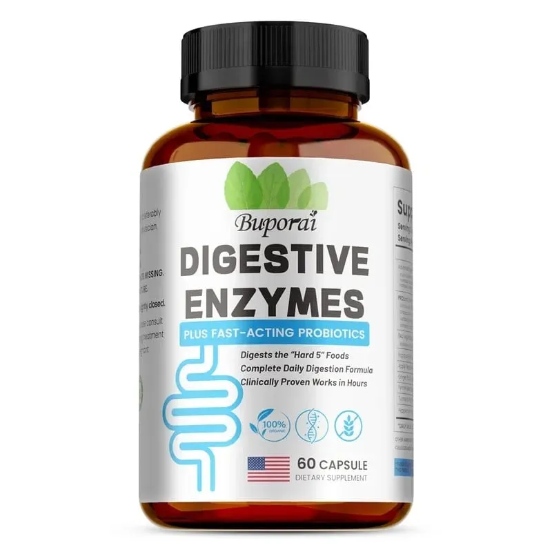 Digestive Enzymes Supplement - Digestion and Intestinal Health for Adults Men and Women Promotes Nutrient Absorption — image 8