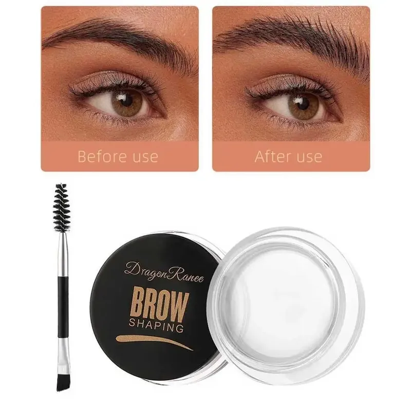 Eyebrow Styling Glue Pomade Eyebrow Styling Soap Brows Gel Wax Fixer With Brush For Women Eyebrow Cosmetics Make Up Eyebrow Gel — image 7