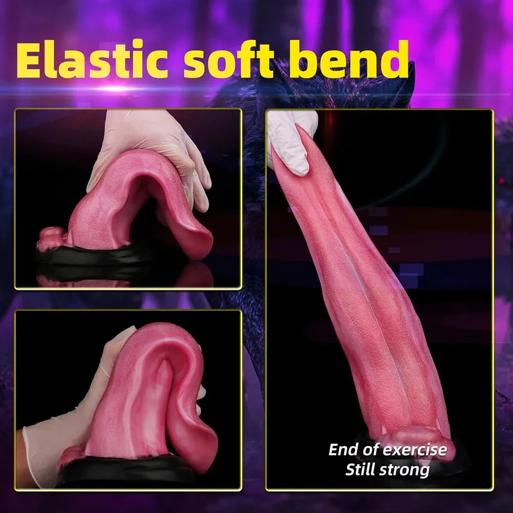 Dildo Monster Lebar dengan Pengisap Kuat Ukuran S L Sumbat Bokong Lembut Sumbat Anal Penis Dilator Anus Mainan Seks Menggoda untuk Wanita — image 3