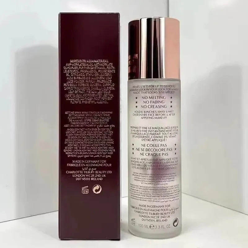 Charlotte Tilbury Makeup Setting Spray Moisturizing Hydrate Oil Control Long-lasting Make Up Natural Matte Refreshing Cosmetics — image 2