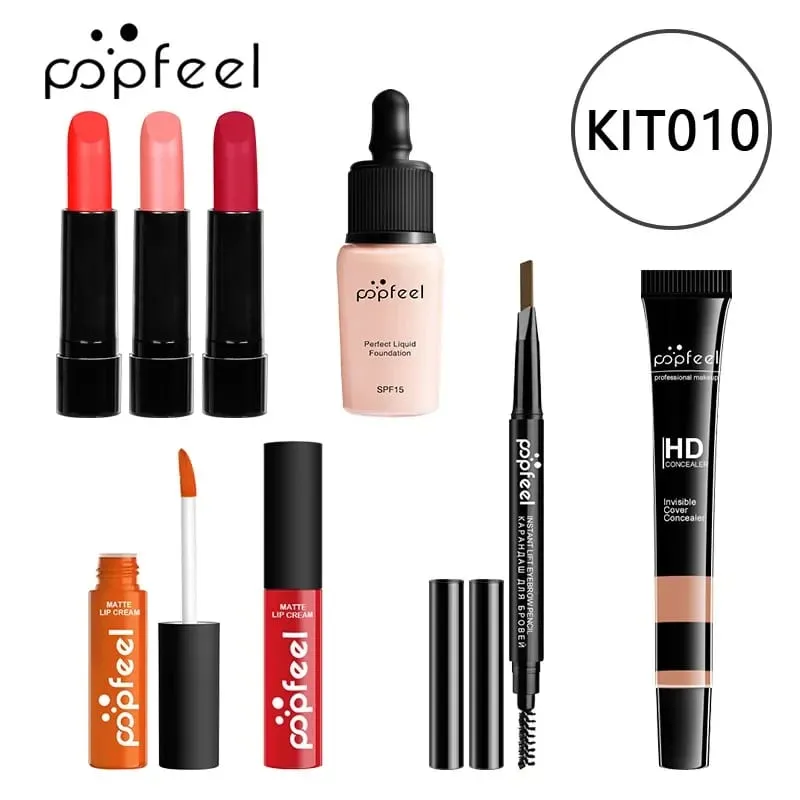 Christmas Makeup Gift Box Foundation Eyeshadow Powder Long Lasting Lip Ink 27 Pieces Birthday Gifts Makeup for Women Full Kit — image 11