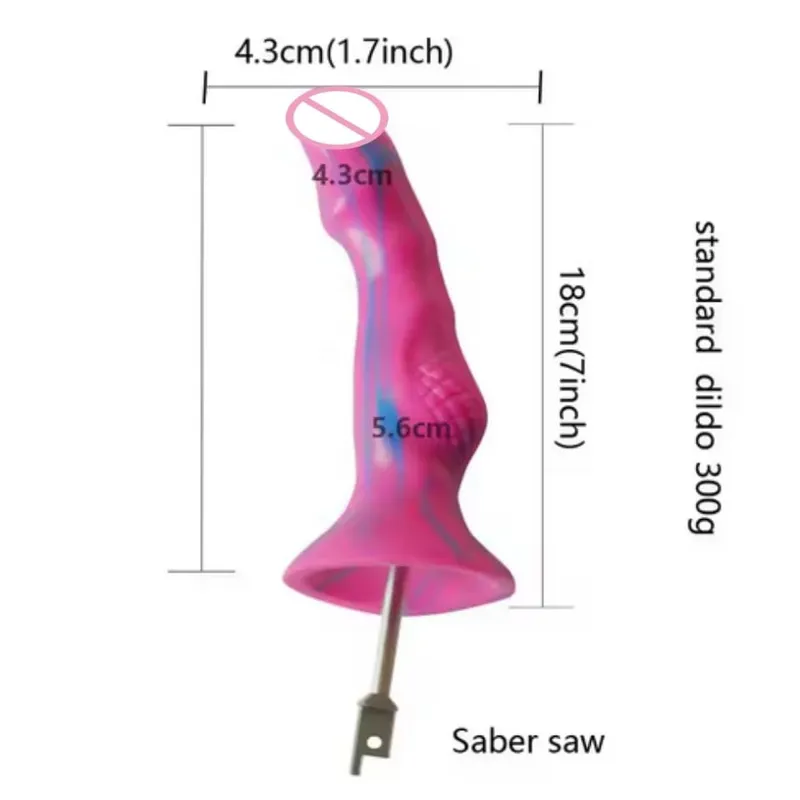 Saber Jigsaw Reciprocating Saw Besar Silikon Dildo Reciprocating Saw 3XLR VAC-U-LOCK Adaptor Lampiran Mesin Seks — image 26