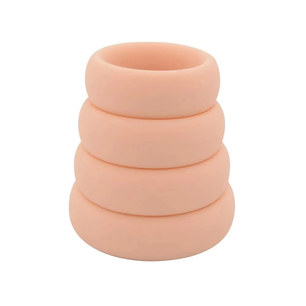 Realistic Penis Ring Silicone Cock Ring Sex Toys for Men Delay Ejaculation Erection Dick Cockring Intimate Goods Sex Shop