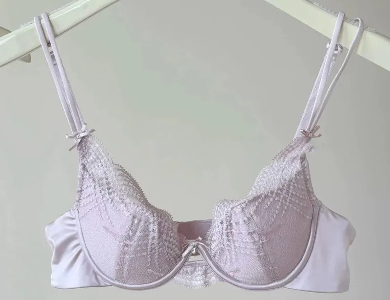 Meia xícara conjunto de lingerie feminina copo fino push up macio underwire sutiã calcinha pequeno peito reunir apoio lateral anti sag roupa interior 32-38 — image 8