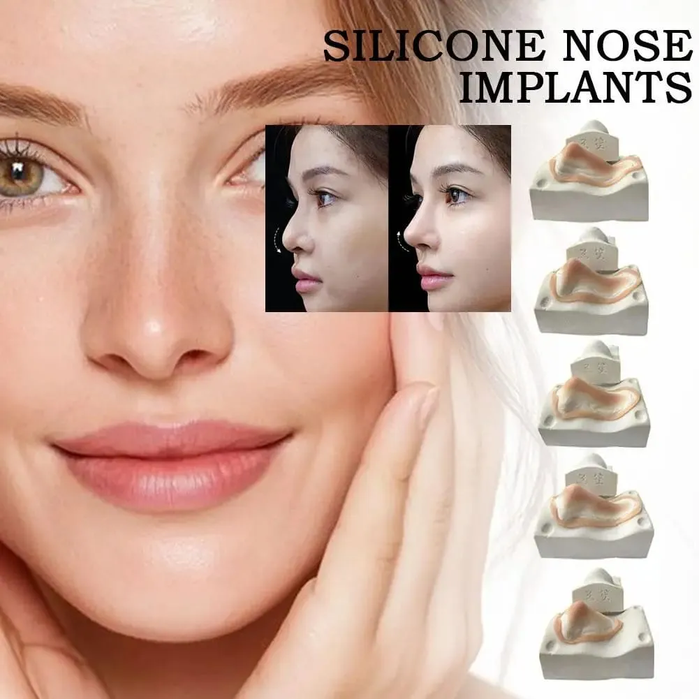 1pc realista silicone falso nariz & queixo prótese reutilizável skin-friendly3d falso nariz efeitos especiais ferramentas de maquiagem para cosplay — image 3