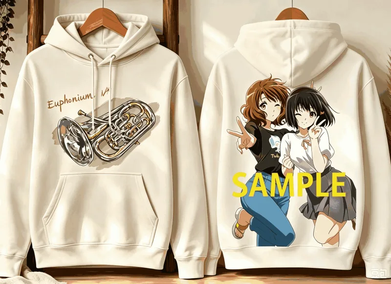 Sound! Euphonium Neutral Men's and Women's Fashion Hip Hop Oversized Unisex hoodies sweatshirt Sports Graphic Comfortable soft
