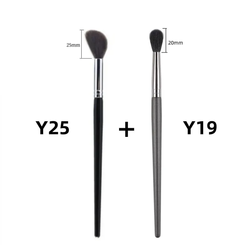 Highlighter Makeup Brushes Blush Angled Face Natural Goat Hair High Quality Blending Powder Make Up Brush — image 13