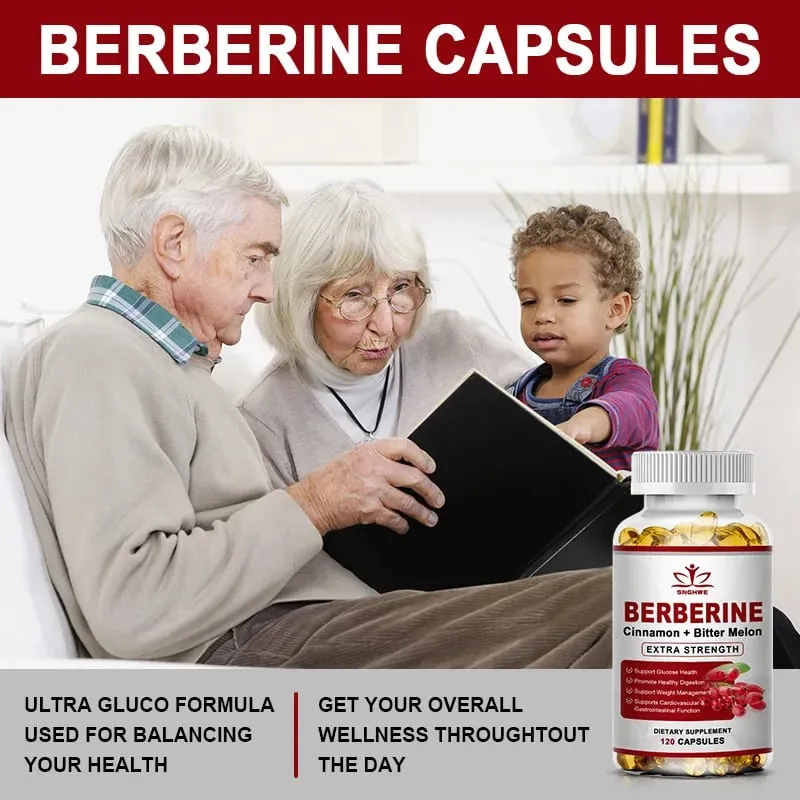 Berberine Supplement High Potency with Ceylon Cinnamon - Immune System Cardiovascular & Gastrointestinal Function - Berberine H — image 3