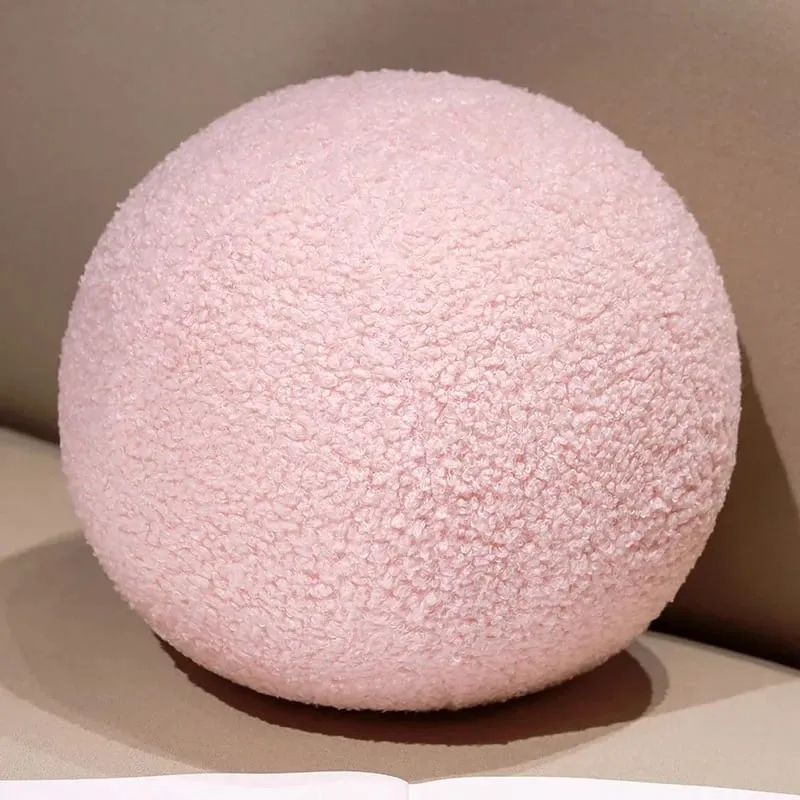 30cm Ins Style Ball Pillow Soft Plush PP Cotton Sofa Pillow Ornament Stuffed Nordic Round Pillow Throw Pillows Home Decoration — image 22
