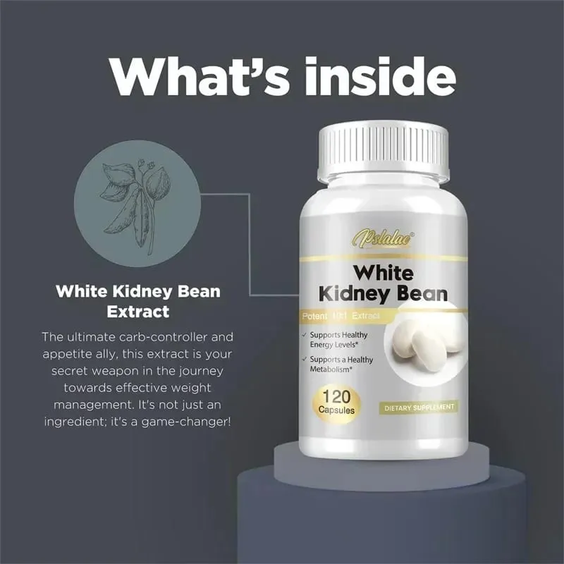 White Kidney Bean Capsules - Antioxidants Supports Digestive Health Controls Appetite Boosts Metabolism Improves Energy Levels — image 5