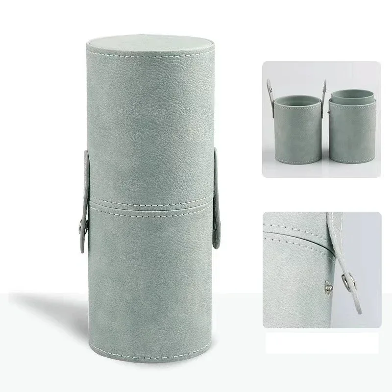 PU Leather Travel Empty Cosmetic Brushes Pen Holder Makeup Artist Bag Brushes Organizer Make Up Tools — image 9