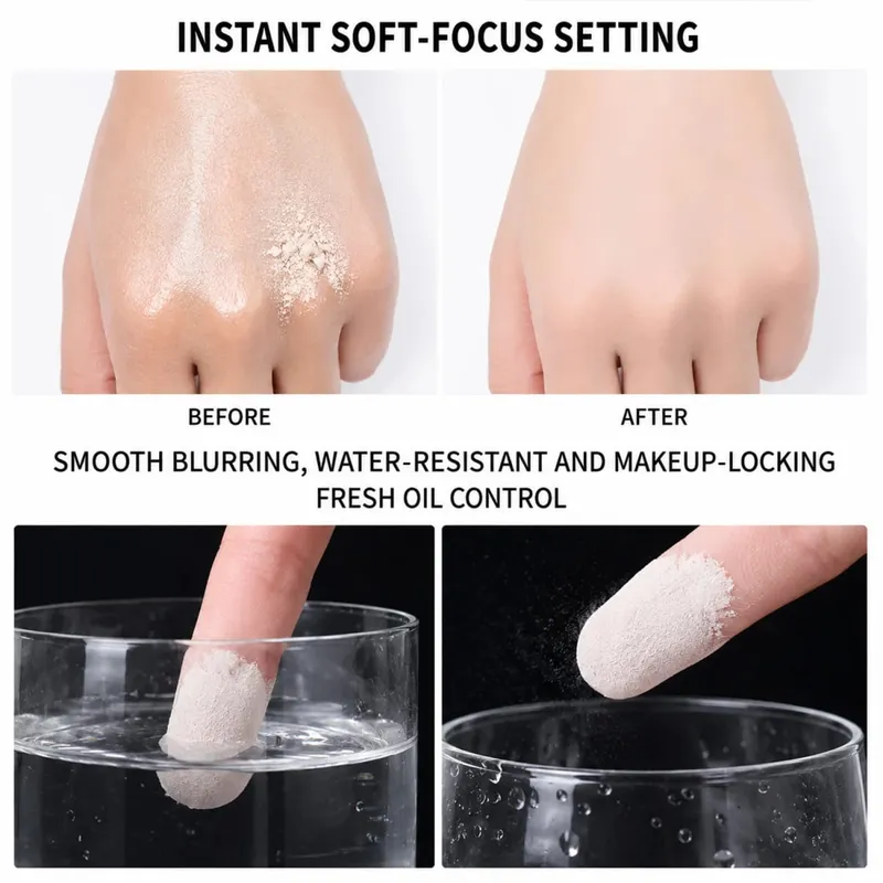 4pcs Face Makeup Set:High-Coverage Concealer Lightweight Foundation 3D Contouring Cream And Oil-Controlling Setting Powder — image 6