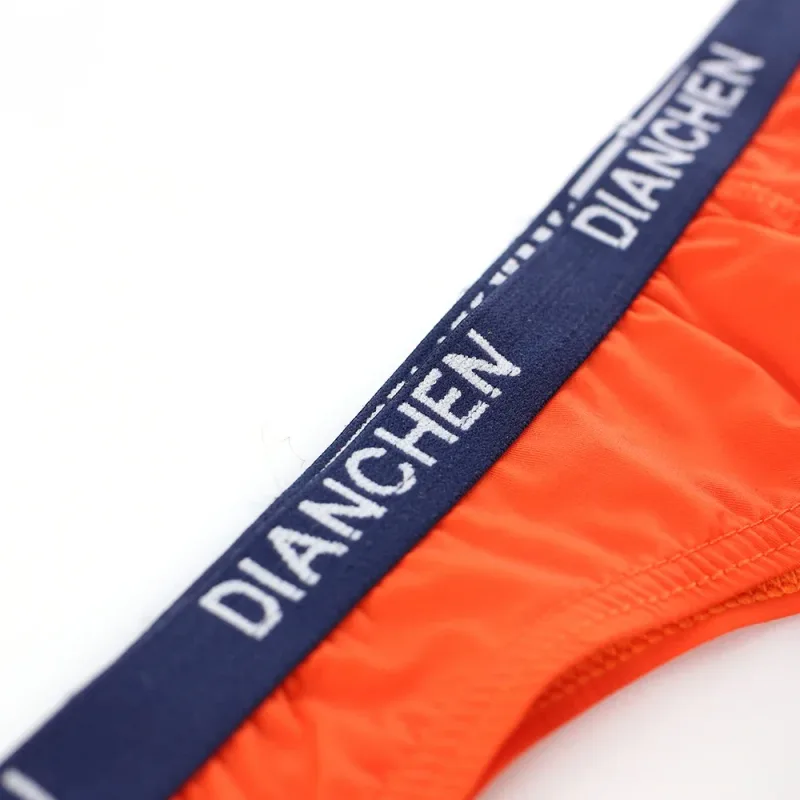 1pc Sexy Men's Elastic Ice Silk Bikini Briefs Shorts Breathable Jockstrap Pouch Underwear Low Waist Man Panties — image 6