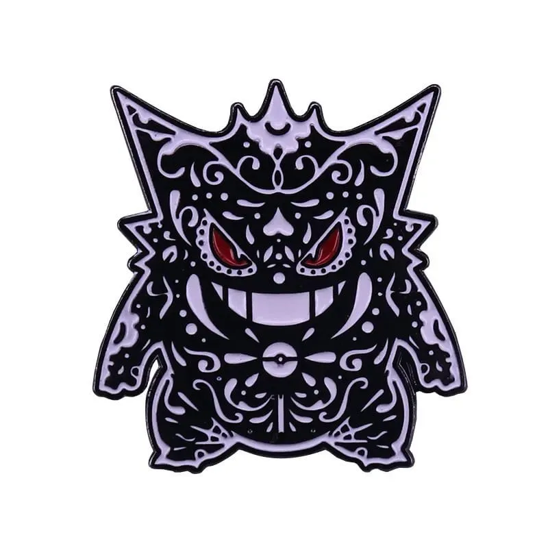 Pokemon Enamel Pins Collect Kawaii Sprite Pikachu Gengar Metal Cartoon Brooch Backpack Hat Bag Collar Lapel Badges