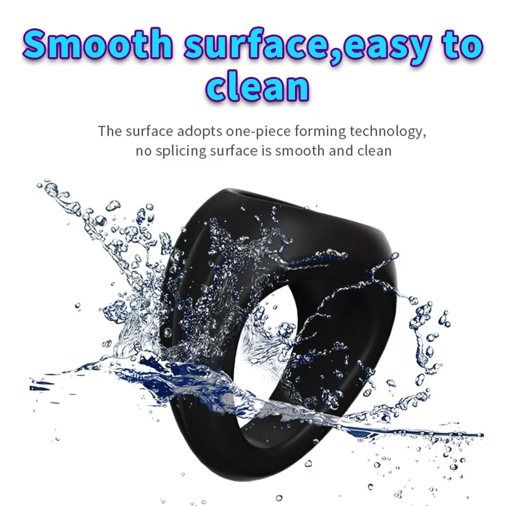 Nam Dương Vật Vòng Silicone Gà Trống Nhẫn Nam Khóa Xuất Tinh Bìu Dái Bóng Miếng Dán Anillo Hombre Cockring Đồ Chơi Tình Dục Cho Nam — image 6
