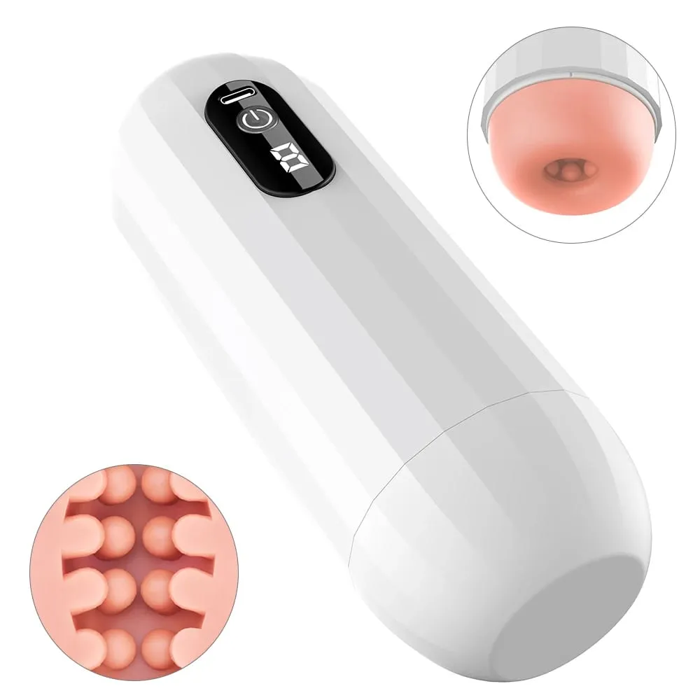 Automatic Male Masturbation Airplane Cup Vaginal Oral Penis Extension Ejaculation Exercise Adult Masturbation Sex Machine Toys — image 1