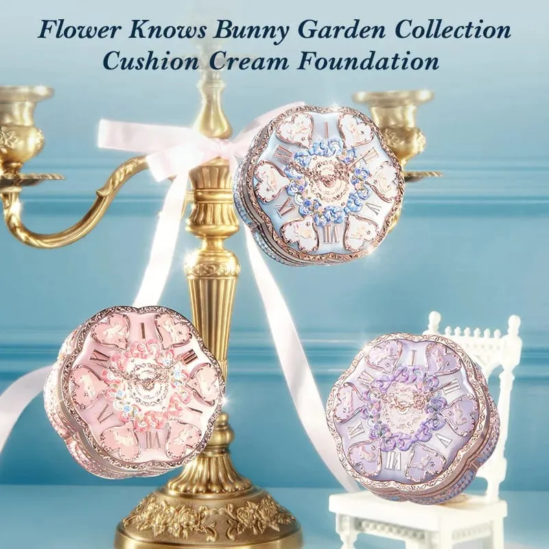 Flower Knows Bunny Garden Collection Cushion CC Cream Face Foundation Concealer Makeup Base Korean Long Lasting Fond De Teint — image 4