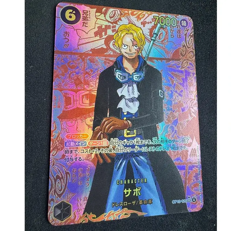 ONE PIECE Roronoa Zoro Monkey D. Luffy DIY Homemade Collection Card English Japanese Version Toys Christmas Birthday Gift — image 16