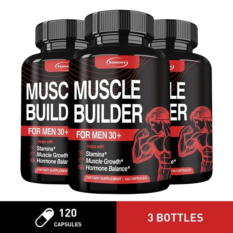 Muscle Builder for Men 30+ - Boosts Muscle Strength and Endurance Supports Hormone Balance — image 9