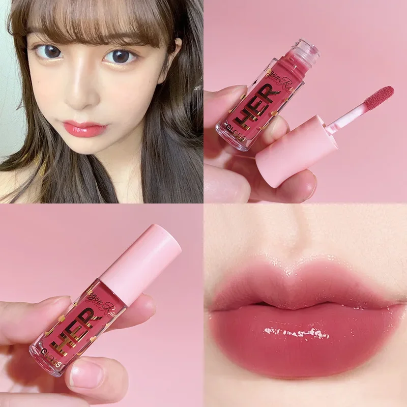 8 Colors Liquid Lipstick Waterproof Moisturizing Long Lasting Shiny Lip Gloss Natural Makeup Jelly Lip Glaze Shimmer Cosmetics — image 10
