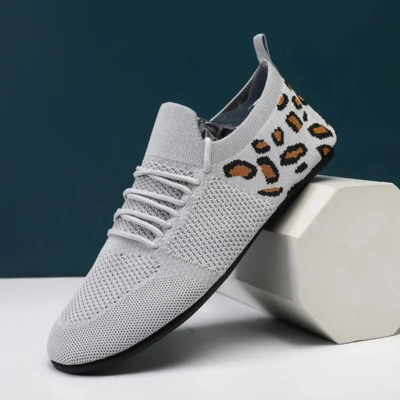 2024 Breathable Men Vulcanized Shoes New Lightweight Couple Flats Soft Mesh Men's Casual Shoes Outdoor Driving Footwear 36-47 — image 3