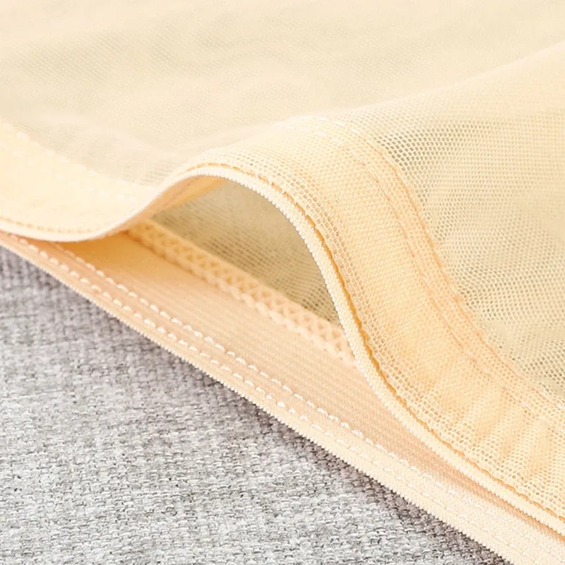 1-2 Pcs Men's Briefs Seamless Transparent Ultra-thin Underpants Breathable Mesh Sexy Male Panties Elastic Underwear Shorts Panty — image 15