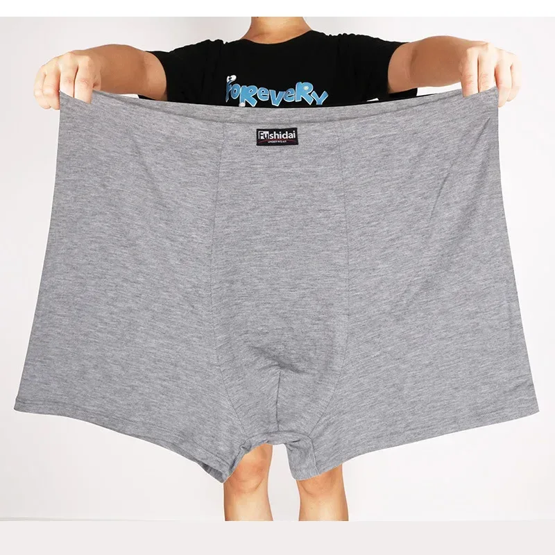 Boxershorts Mannen Modale Slipje 200KG Zacht 13XL Mannelijke Ondergoed Plus Size 12XL Jumbo Onderbroek Losse 9XL 5XL Rood Zwart grote Boxers