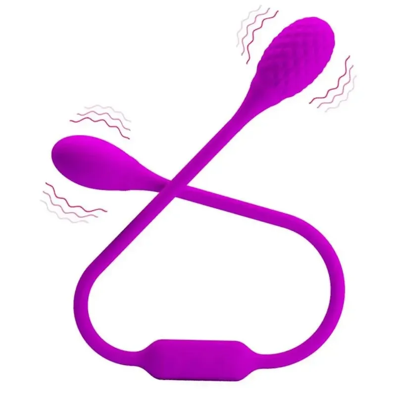 Vibrating Sex toys For Two Bullet Vibrators Double Penetration Silent Women Clitoris Powerful Long Anal Plug Soft Masturbator 18 — image 5