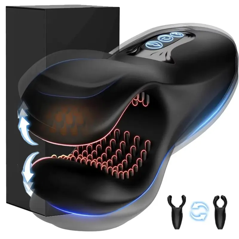 Male Sex Toys for Men Glans Exerciser Lasting Delay Endurance Vibrating Trainer Male Masturbator Vibrator Penis Massager Sex Toy