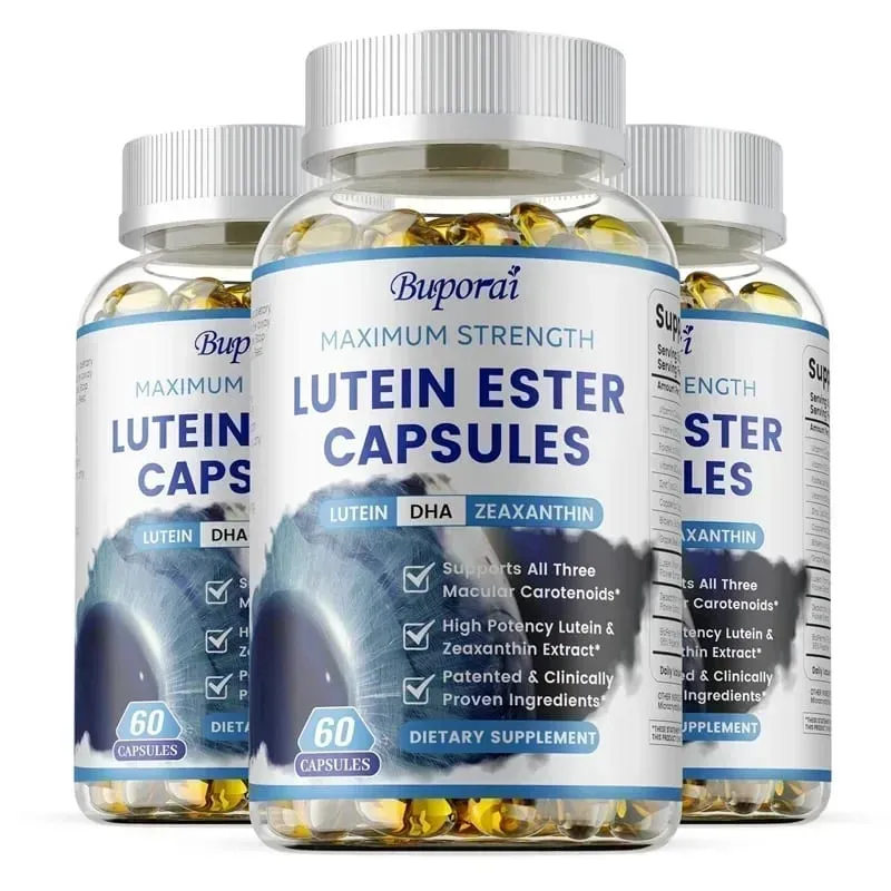 Cápsulas de éster de luteína - Apoiam a saúde ocular, mantêm a visão clara, aliviam a fadiga ocular, anti-oxidação, protegem contra os raios UV — image 10