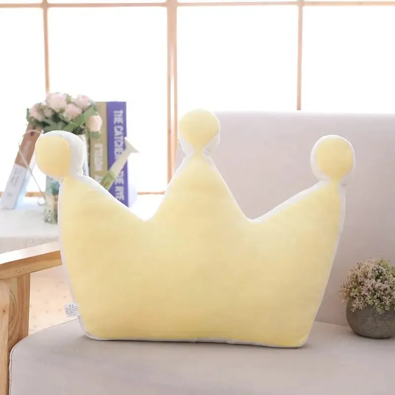 Soft Princess Crown Pillow Stuffed Sleeping Pillow Girl Room Sofa Decor Rainbow Cloud Star celebrity Studio Cushion Gift for Her — image 12