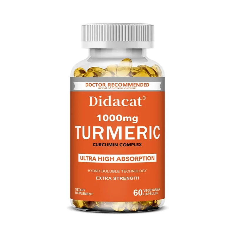 Turmeric Curcumin - 1000 Mg Supports Joint Health Antioxidant Supports Immune Heart Digestive Health - 120 Capsules — image 9