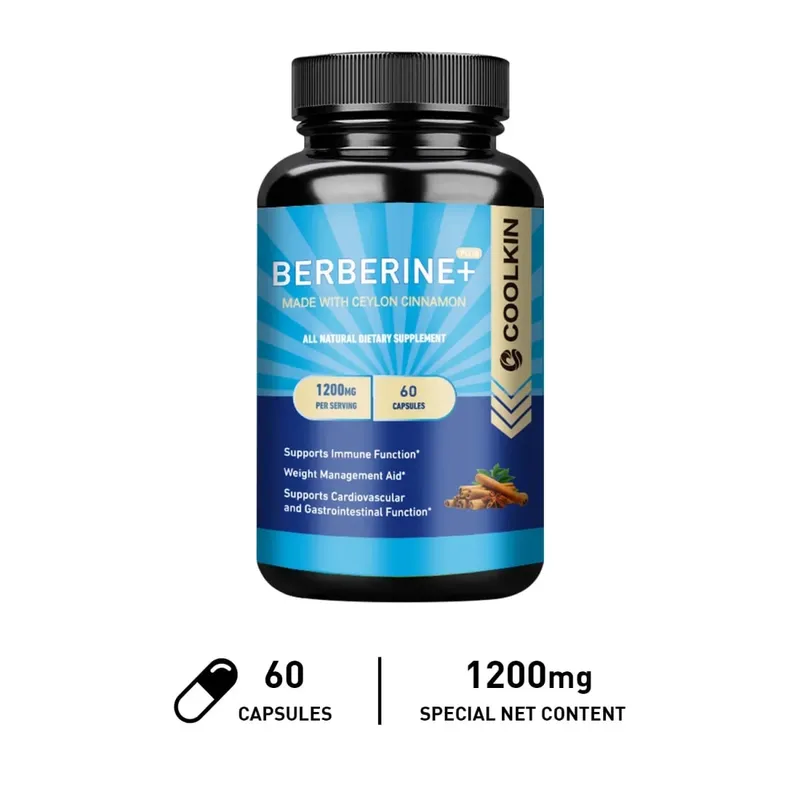 Premium Berberine HCl 1200 Mg Plus Organic Ceylon Cinnamon - Suporta sa Immune System Weight Management Supplement — image 8
