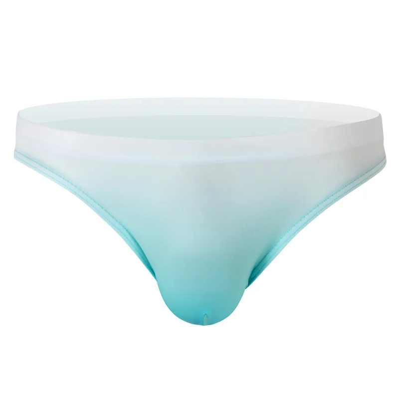 Men Underwear Briefs Shorts Bikini Homme Slip Gradient Milk Silk Panites Man Low Rise U Convex Pouch Underpant Cueca Calzoncillo — image 2