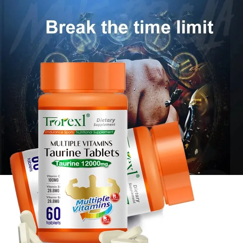 Multiple Vitamins Taurine Tablets for Energy boost fatigue relief and enhance physical strength — image 3