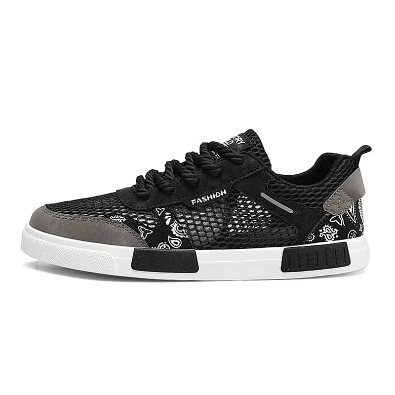 Breathable vulcanized Shoes For Men Flat Athletic Walking Sneakers Shoes Men Mesh Casual Shoes Large Size 47