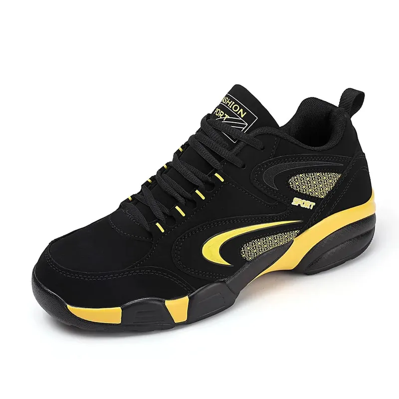 Plus Size Men's Trendy Colour Block Sneakers Comfy Non Slip Lace Up Casual Durable Shoes For Men's Outdoor Activities — image 10