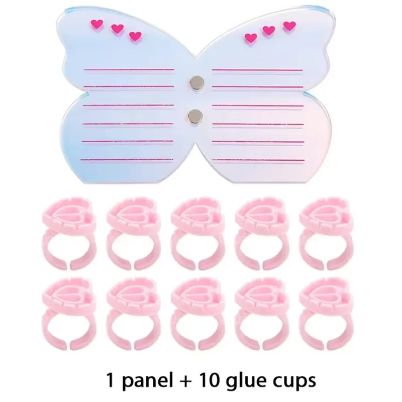 Eyelash Extension Tool Acrylic Grafted Eyelashes Holder Colorful Pallet With Magnetic Suction Scale Plate Lash Makeup Tools — image 8