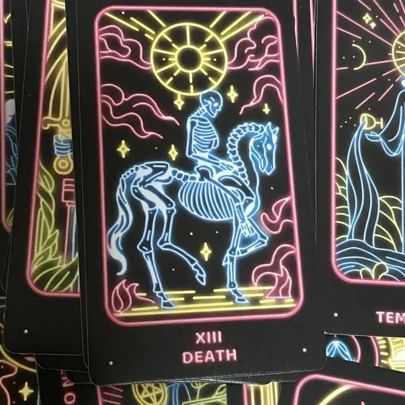 Simple Modern Minimalist Tarot cards A 78 deck Divination Fate English Edition Oracle Board Playing Table Games For Party — image 3