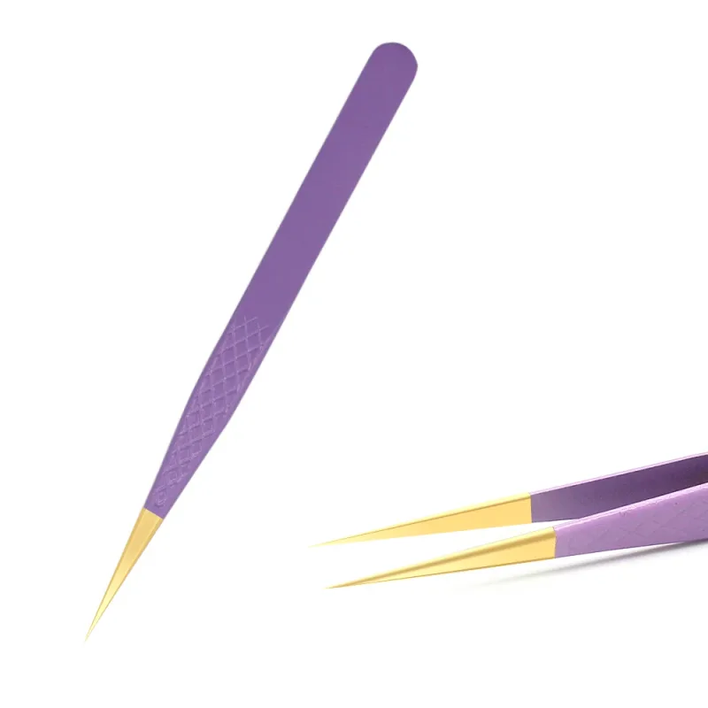 Eyelashes Tweezers Stainless Steel Superhard Tweezers High Precision Anti-static Tweezers For Eyelash Extensions Tools — image 9