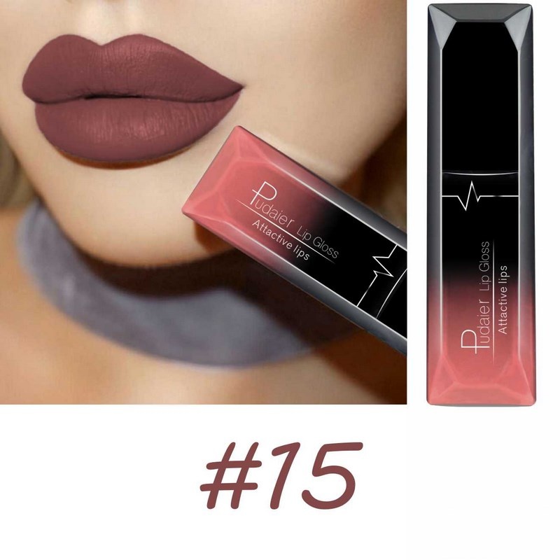 Velvet Matte Liquid Lipstick Waterproof 17 Long Lasting Colors Non Stick Cup Kissproof Smooth Soft Lip Tint for Girls — image 16